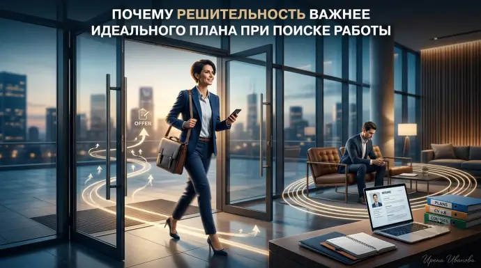ПОЧЕМУ РЕШИТЕЛЬНОСТЬ ВАЖНЕЕ ИДЕАЛЬНОГО ПЛАНА ПРИ ПОИСКЕ РАБОТЫ ПОЧЕМУ РЕШИТЕЛЬНОСТЬ ВАЖНЕЕ ИДЕАЛЬНОГО ПЛАНА ПРИ ПОИСКЕ РАБОТЫ