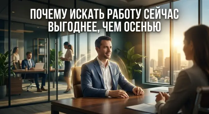 ПОЧЕМУ ИСКАТЬ РАБОТУ СЕЙЧАС ВЫГОДНЕЕ, ЧЕМ ОСЕНЬЮ ПОЧЕМУ ИСКАТЬ РАБОТУ СЕЙЧАС ВЫГОДНЕЕ, ЧЕМ ОСЕНЬЮ
